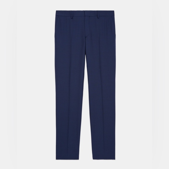 Kooples Wool Suit Pants With Check Motif NWT